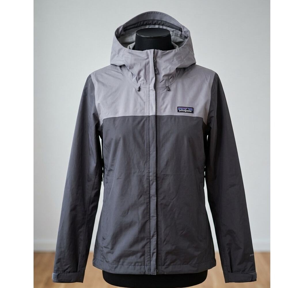 Patagonia Torrentshell 3L Waterproof Rain Jacket Two-Tone Grey Men Women Size M